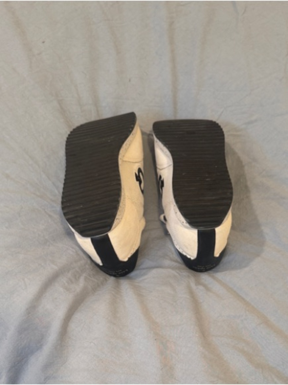 kate spade white Sneakers with Black Logo Trim - Picture 5 of 5